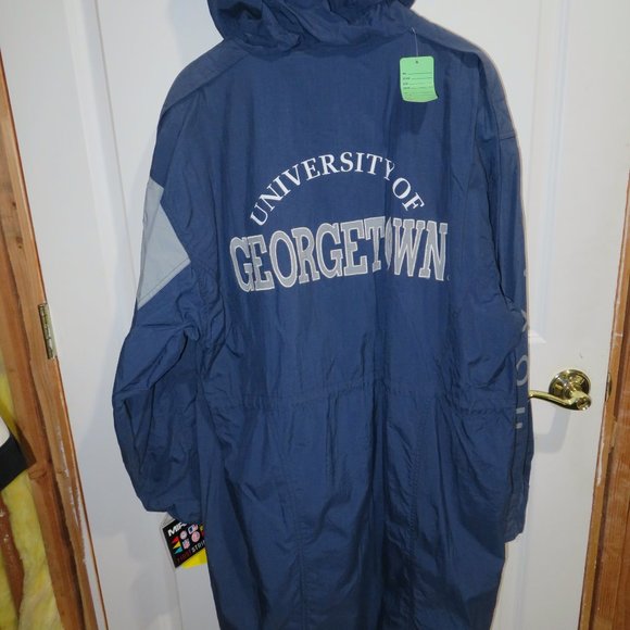 VTG Mirage First String University of Georgetown Hoyas Long Jacket XL NWT - Picture 3 of 10